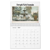 Vintage Postkarten von Savannah Georgia Kalender (Jan 2027)