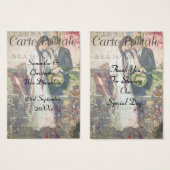 Vintage Postkartenhochzeit danke (Vorne & Hinten)