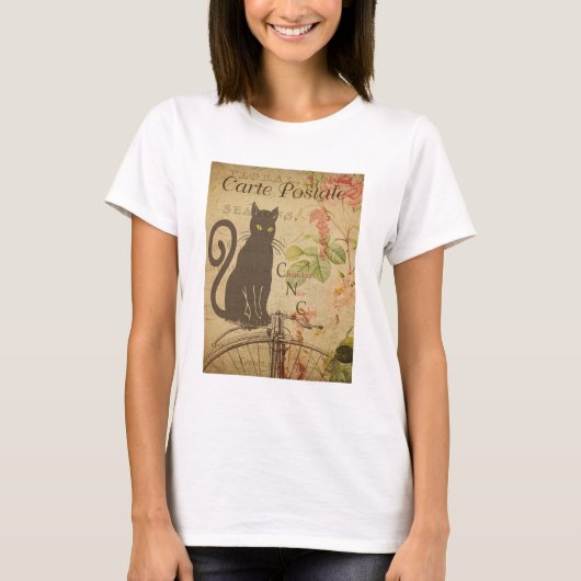 Vintage Postkartenkiste T-Shirt (Vorderseite)