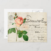 Vintage Postkartennummer Französische Ephemoralkor Postkarte (Vorne/Hinten)