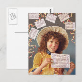 Vintage Postkartenwerbung für Zelte Postkarte (Vorne/Hinten)