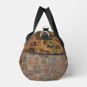 Vintage-Poststempel philatelische Ephemera Duffle Bag (Rechts)