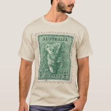 Vintage-Postwertzeichen Koala-Bär Australien