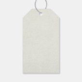 Vintage Pot of Gold and Rainbow - Party Geschenkanhänger (Rückseite)