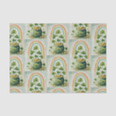 Vintage Pot of Gold and Rainbow Pattern Seidenpapier (Vorderseite)