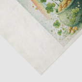 Vintage Pot of Gold and Rainbow Seidenpapier (Ausschnitt)