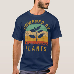 Vintage Powered Pflanzen Vegetarian By Vegan Diet T-Shirt