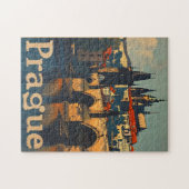 Vintage Prager Burg Puzzle (Horizontal)