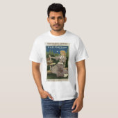 Vintage Praha-Schmuck- und Silberwaren-Werbung T-Shirt (Vorne ganz)