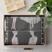 Vintage Prallplatten-Mode Seidenpapier (Geschenk)