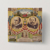 Vintage Präsidentschaftskampagne des republikanisc Button (Vorderseite)