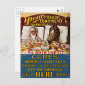 Vintage Pratts Heilsalbe Werbung Postkarte (Vorne/Hinten)