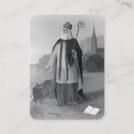 Vintage Prayer of St. Patrick Catholic Prayer Card Platzkarte