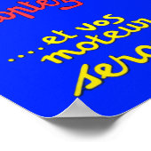 Vintage preislose Motorenölwerbung Poster (Ecke)