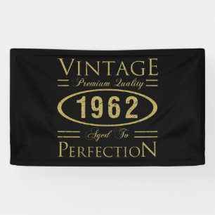 Vintage Premium 1962 60. Geburtstag Banner