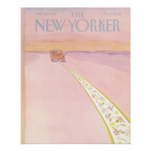 Vintage, Preppy Coquette Mädchen Glänzendes Poster