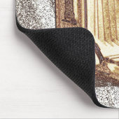 Vintage Presse-Kamera Mousepad (Ecke)