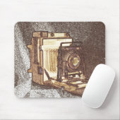 Vintage Presse-Kamera Mousepad (Mit Mouse)