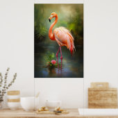 Vintage Pride Flamingo Poster (Küche)