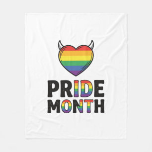 Vintage Pride Monat Gehörntes Herz-Shirt-Design_1 Fleecedecke