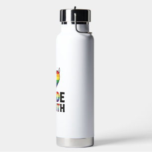 Vintage Pride Monat Gehörntes Herz-Shirt-Design_1 Trinkflasche