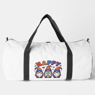 Vintage Pride Monat Gnom Regenbogen Shirt Design_1 Duffle Bag
