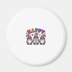 Vintage Pride Monat Gnom Regenbogen Shirt Design_1 Magnet