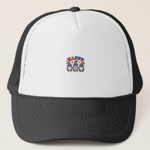 Vintage Pride Monat Gnom Regenbogen Shirt Design_1 Truckerkappe