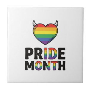 Vintage Pride Month Horned Heart Shirt Design_1 Fliese