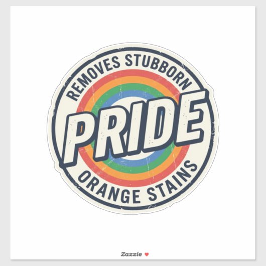 Vintage-Pride-Protest Regenbogen-Abzeichen-Vektord Aufkleber (Blatt)