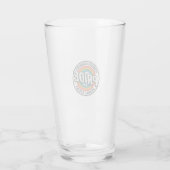 Vintage-Pride-Protest Regenbogen-Abzeichen-Vektord Glas (Rückseite)