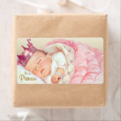 Vintage Princess Baby Dusche Wasserflaschen Etiket (Insitu)