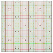 Vintage Print Mauvy Mint Cotton Fabric Stoff (Muster)