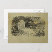 Vintage Printwerbung Postkarte (Vorne/Hinten)