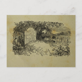 Vintage Printwerbung Postkarte