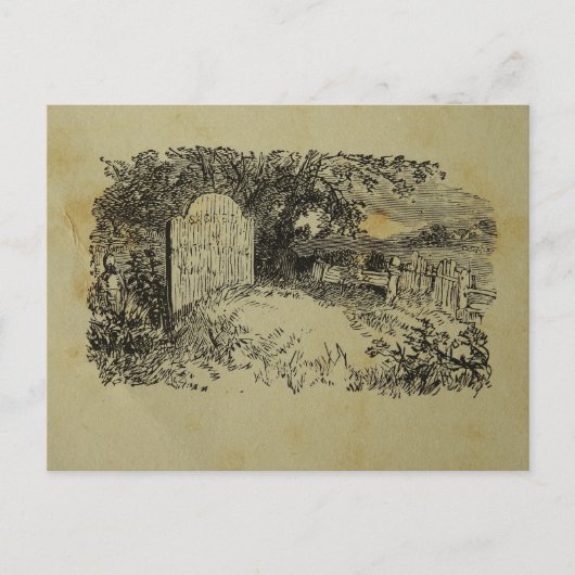 Vintage Printwerbung Postkarte (Vorderseite)