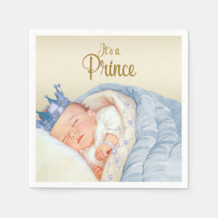Vintage-Prinz-Baby-Party Serviette