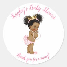 Vintage Prinzessin (Afroamerikanisches Baby) Rosa