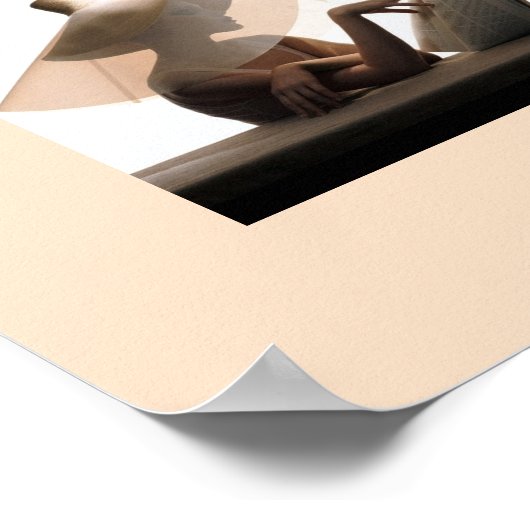 Vintage Pro-Lese-Printwerbung Poster (Ecke)