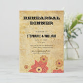 Vintage Probe Einladung (Stehend Vorderseite)