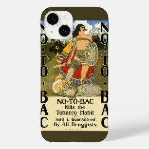 Vintage-Produktlabel-Kunst, Nein zu Bac, Rauchen a Case-Mate iPhone 14 Hülle