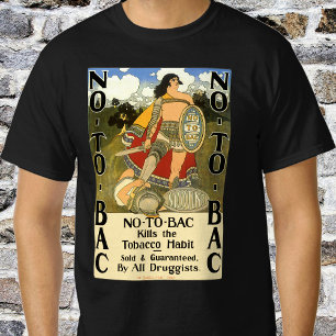 Vintage-Produktlabel-Kunst, Nein zu Bac, Rauchen a T-Shirt