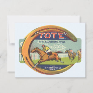 Vintage-Produktlabel-Kunst, Tote Sportsman's Tonic