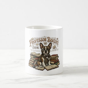 Vintage Professor Biscuit Frenchie Esquire Kaffeetasse