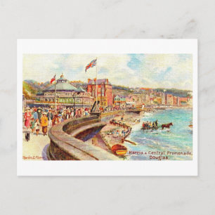Vintage Promenade, Douglas, Insel Man Postkarte