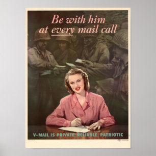 Vintage Propagandaposter Poster