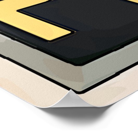 Vintage Prosecco Poster (Ecke)