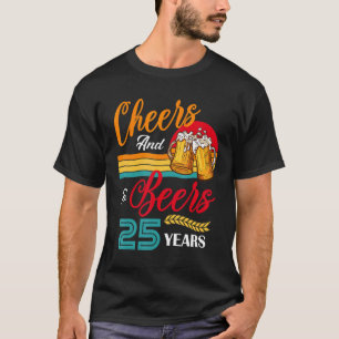 Vintage Prost und Bier zum meinem 25. Geburtstag 2 T-Shirt