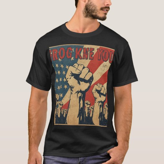 Vintage-Protest T-Shirt (Vorderseite)
