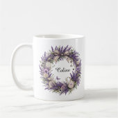 vintage Provence Lavendelkranz  Kaffeetasse (Links)